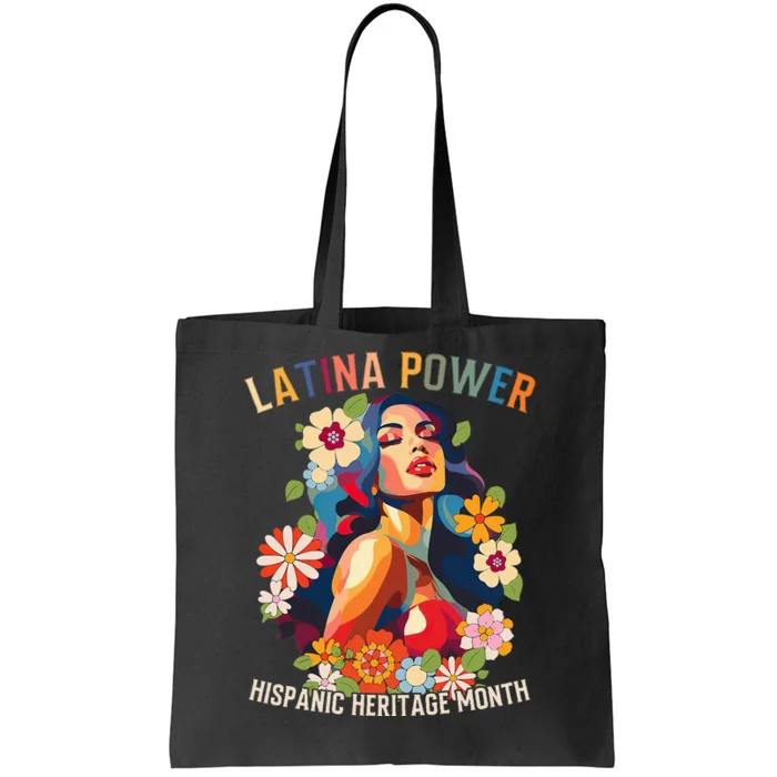 Hispanic Heritage Bloom Celebrating Latina Power Tote Bag