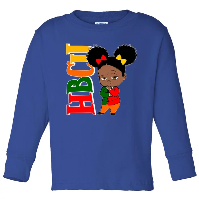 Hbcu Historically Black College Future Alumni Gift Toddler Long Sleeve Shirt