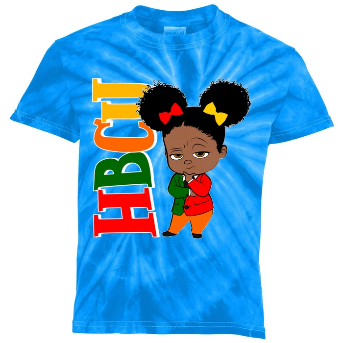 Hbcu Historically Black College Future Alumni Gift Kids Tie-Dye T-Shirt