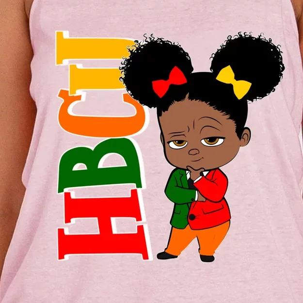 Hbcu Historically Black College Future Alumni Gift Women's Knotted Racerback Tank