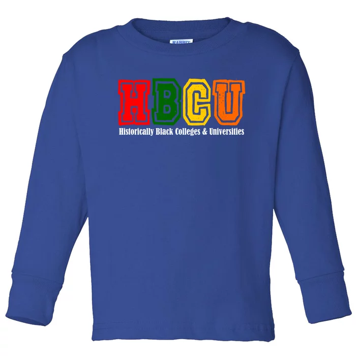 Hbcu Historically Black College Alumni Gift Toddler Long Sleeve Shirt