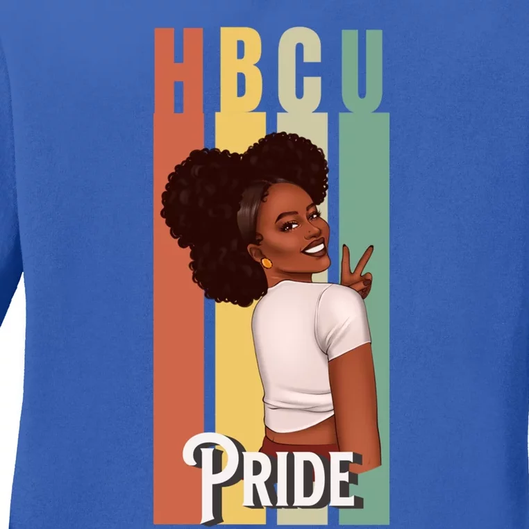 Hbcu Historically Black College Pride African American Gift Ladies Long Sleeve Shirt