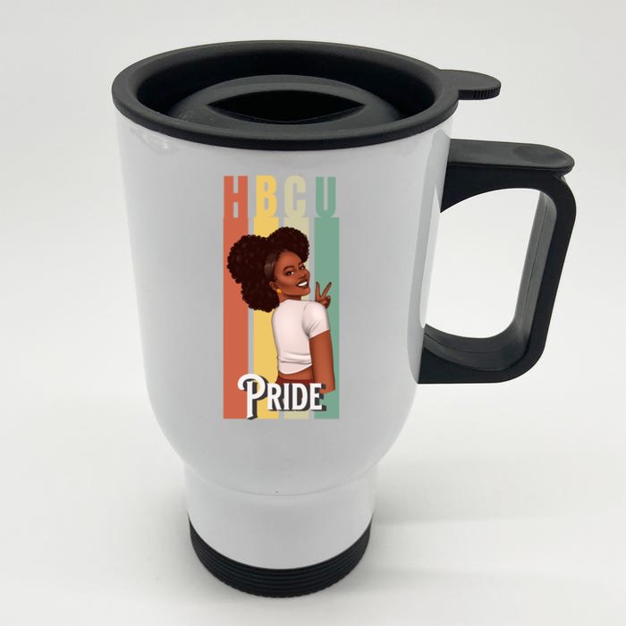 Hbcu Historically Black College Pride African American Gift Front & Back Stainless Steel Travel Mug