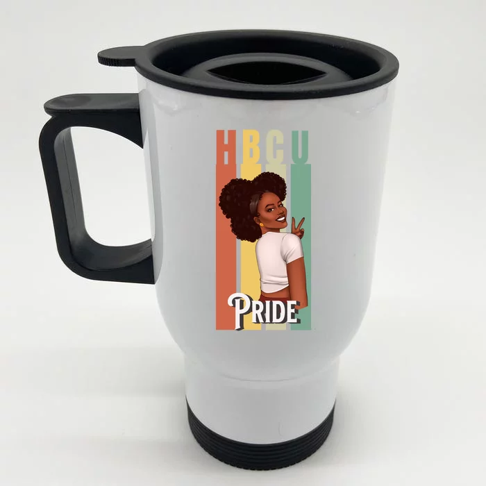 Hbcu Historically Black College Pride African American Gift Front & Back Stainless Steel Travel Mug