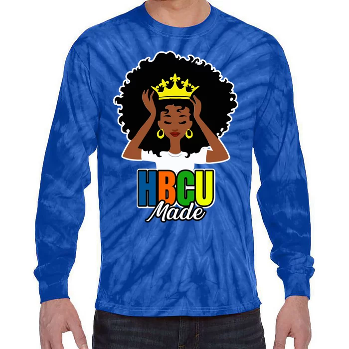 Hbcu Historically Black College University Black Educated Gift Tie-Dye Long Sleeve Shirt