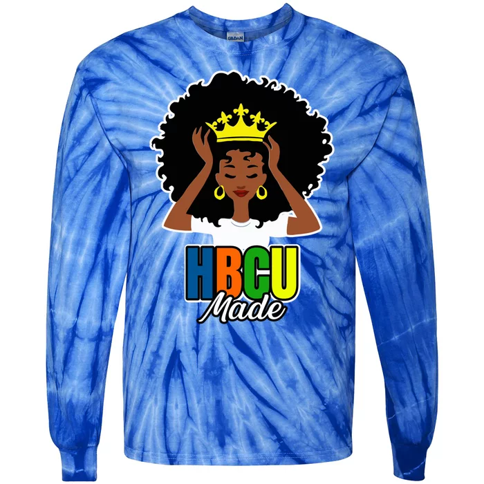 Hbcu Historically Black College University Black Educated Gift Tie-Dye Long Sleeve Shirt