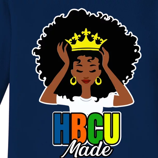 Hbcu Historically Black College University Black Educated Gift Baby Long Sleeve Bodysuit