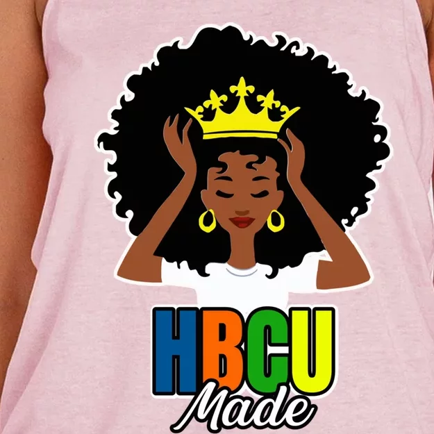 Hbcu Historically Black College University Black Educated Gift Women's Knotted Racerback Tank