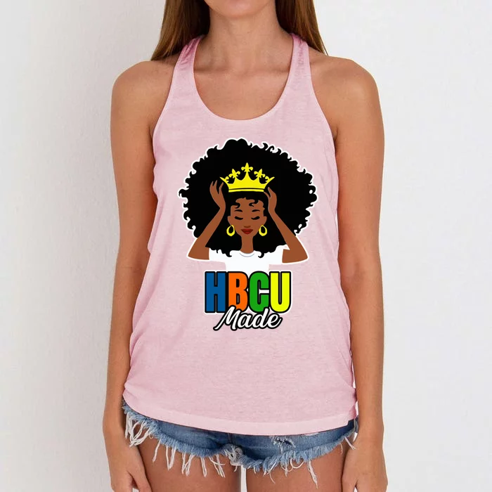 Hbcu Historically Black College University Black Educated Gift Women's Knotted Racerback Tank