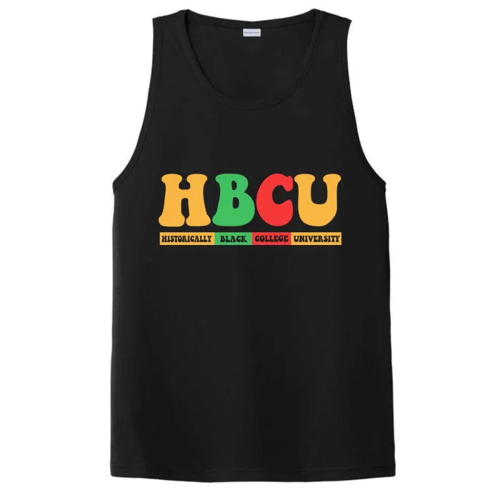 Hbcu Historically Black College University Black History Gift Performance Tank