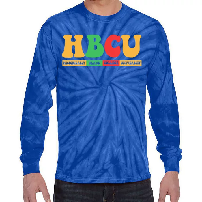 Hbcu Historically Black College University Black History Gift Tie-Dye Long Sleeve Shirt