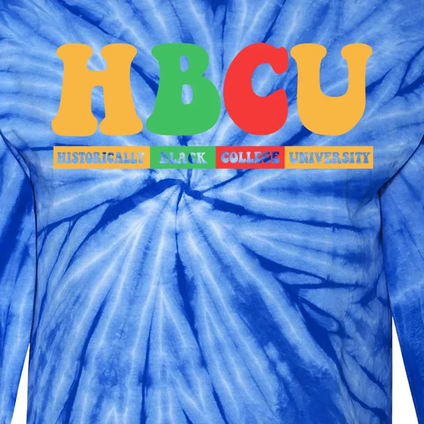 Hbcu Historically Black College University Black History Gift Tie-Dye Long Sleeve Shirt