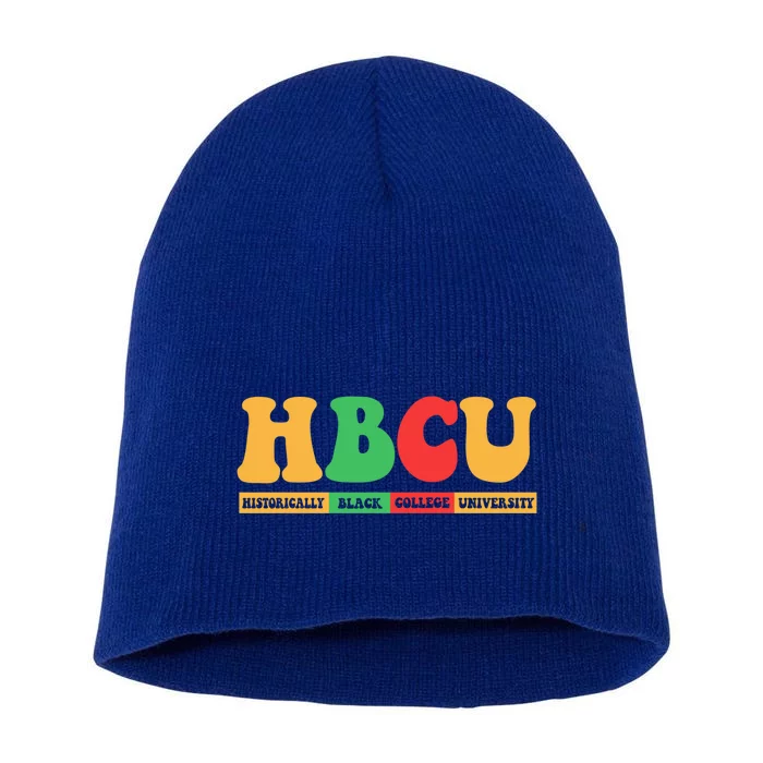 Hbcu Historically Black College University Black History Gift Short Acrylic Beanie