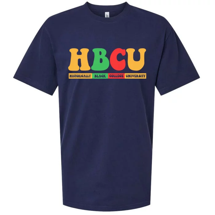 Hbcu Historically Black College University Black History Gift Sueded Cloud Jersey T-Shirt