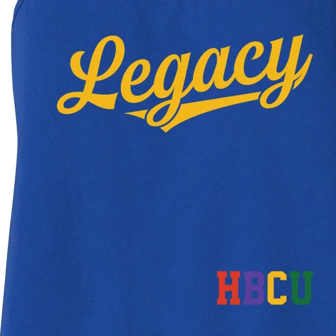 Hbcu Historically Black College University Legacy Baseball Gift Women's Racerback Tank