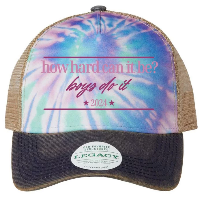 How Hard Can It Be Boy Do It Badge 2024 Legacy Tie Dye Trucker Hat