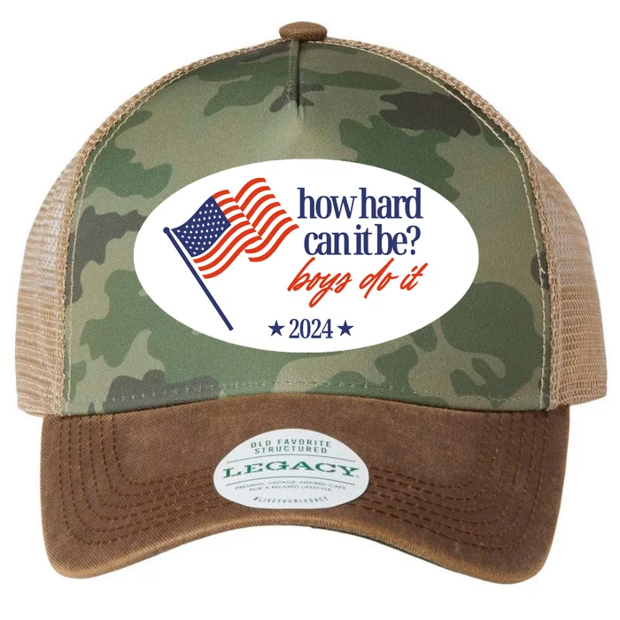 How Hard Can It Be Boy Do It Sticker Legacy Tie Dye Trucker Hat