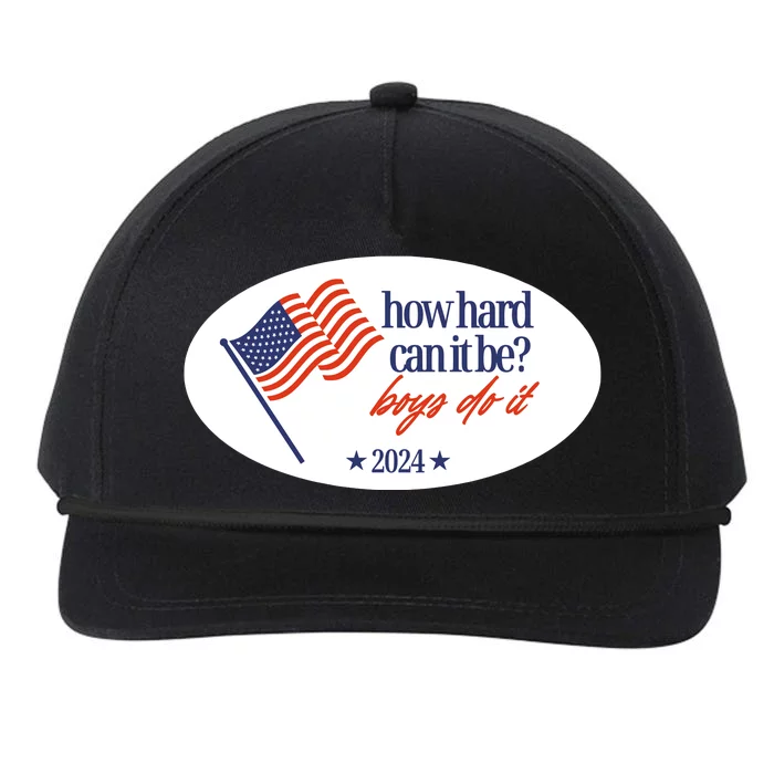 How Hard Can It Be Boy Do It Sticker Snapback Five-Panel Rope Hat