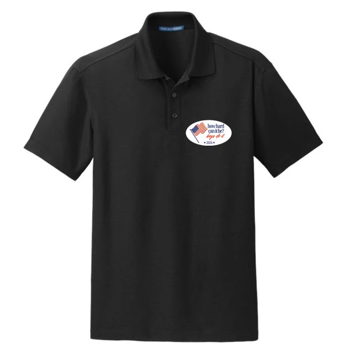 How Hard Can It Be Boy Do It Sticker Dry Zone Grid Performance Polo