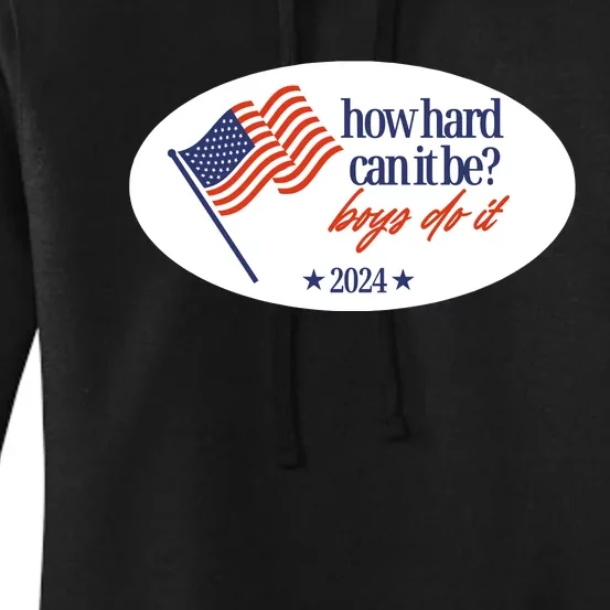 How Hard Can It Be Boy Do It Sticker Women's Pullover Hoodie