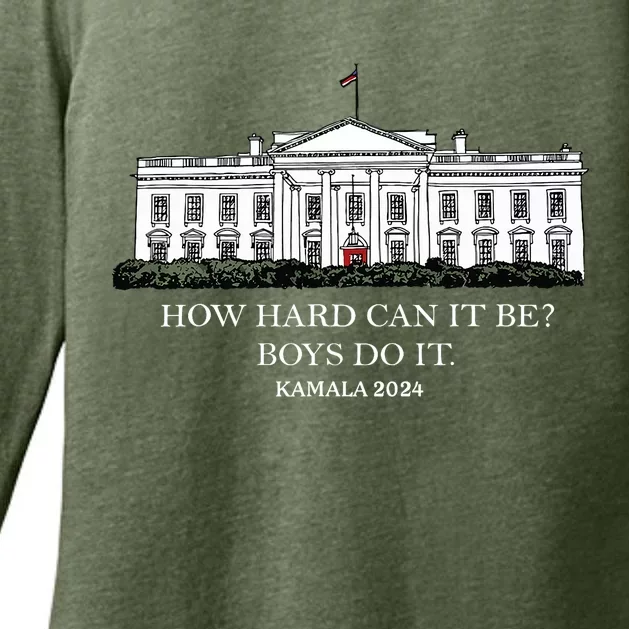 How Hard Can It Be Do It Kamala Harris 2024 Womens CVC Long Sleeve Shirt