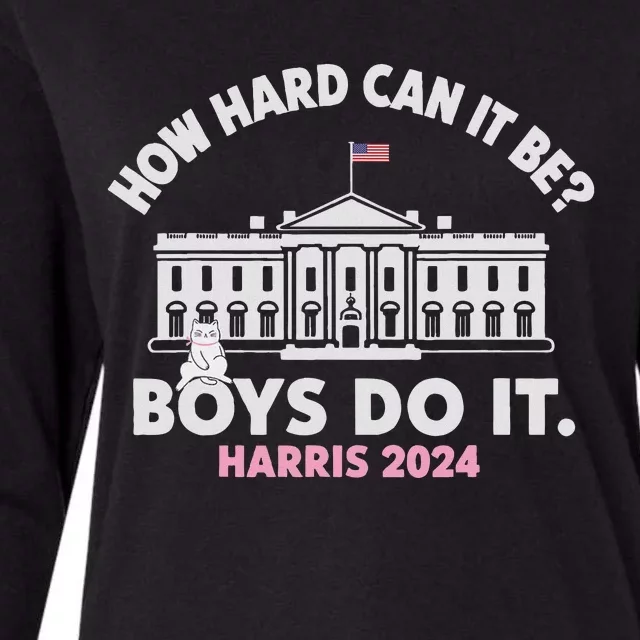 How Hard Can It Be Do It 2024 Womens Cotton Relaxed Long Sleeve T-Shirt