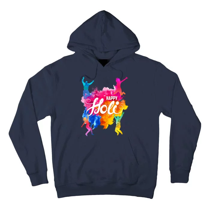 Happy Holi Celebrate South Asian Indian Hindu Festival Tall Hoodie