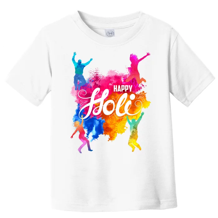 Happy Holi Celebrate South Asian Indian Hindu Festival Toddler T-Shirt