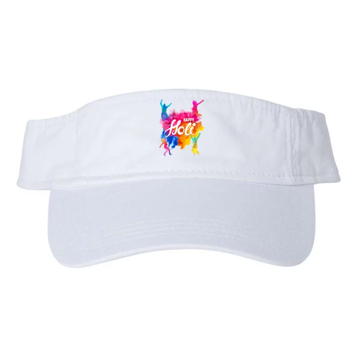 Happy Holi Celebrate South Asian Indian Hindu Festival Valucap Bio-Washed Visor