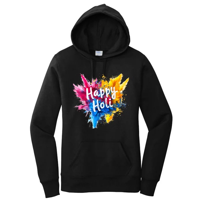 Happy Holi Color India Hindu Gifts Women's Pullover Hoodie