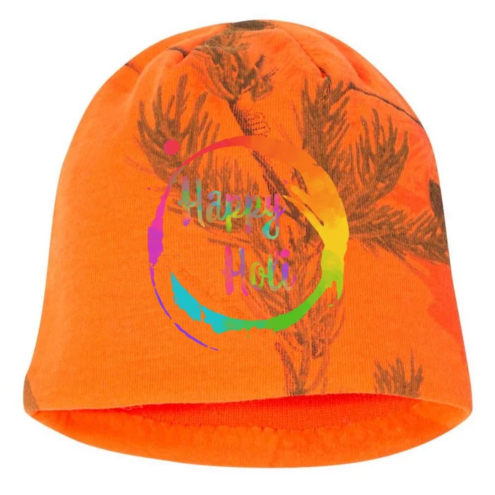 Happy Holi Colorful Colors India Dance Hindu Festival Spring Cool Gift Kati - Camo Knit Beanie