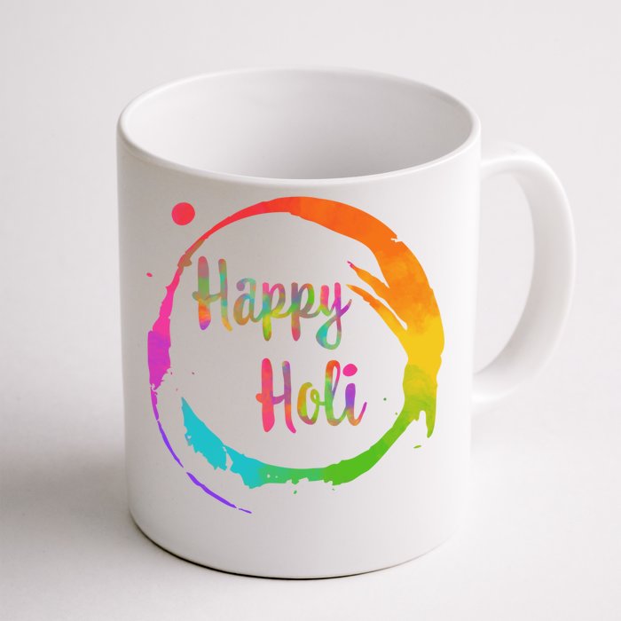 Happy Holi Colorful Colors India Dance Hindu Festival Spring Cool Gift Front & Back Coffee Mug