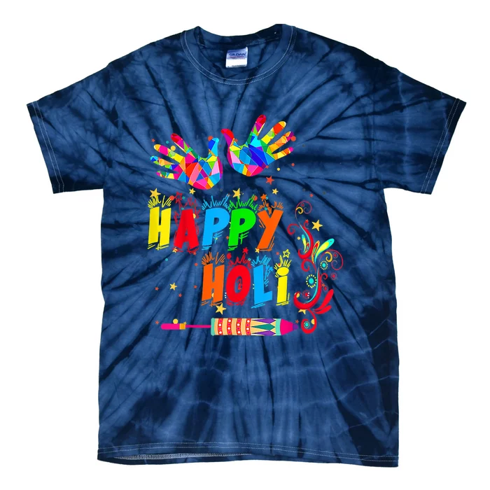 Happy Holi Color India Hindu Tie-Dye T-Shirt