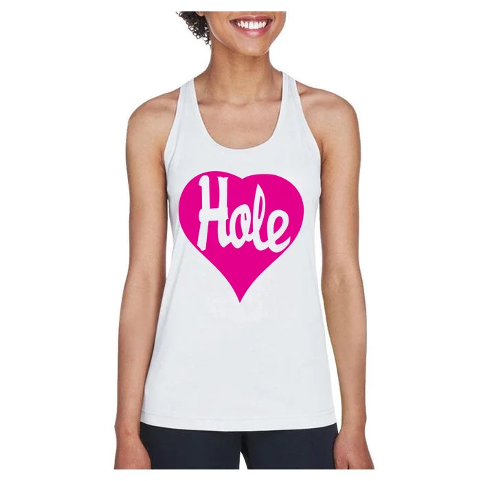 Hole Heart Courtney Love Women's Racerback Tank