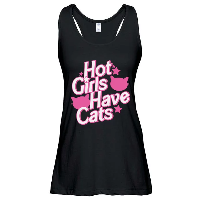 Hot Have Cats Ladies Essential Flowy Tank