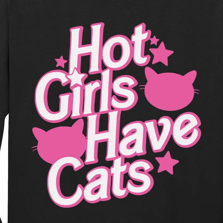 Hot Have Cats Tall Long Sleeve T-Shirt