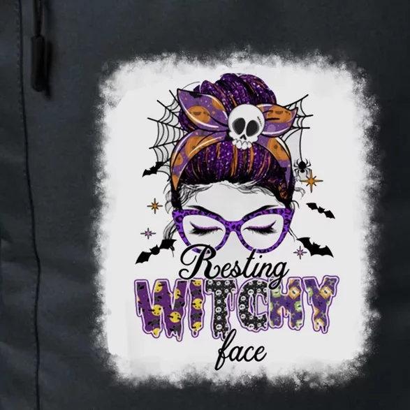 Happy Halloween Costume Resting Witch Face Funny Gift Daily Commute Backpack