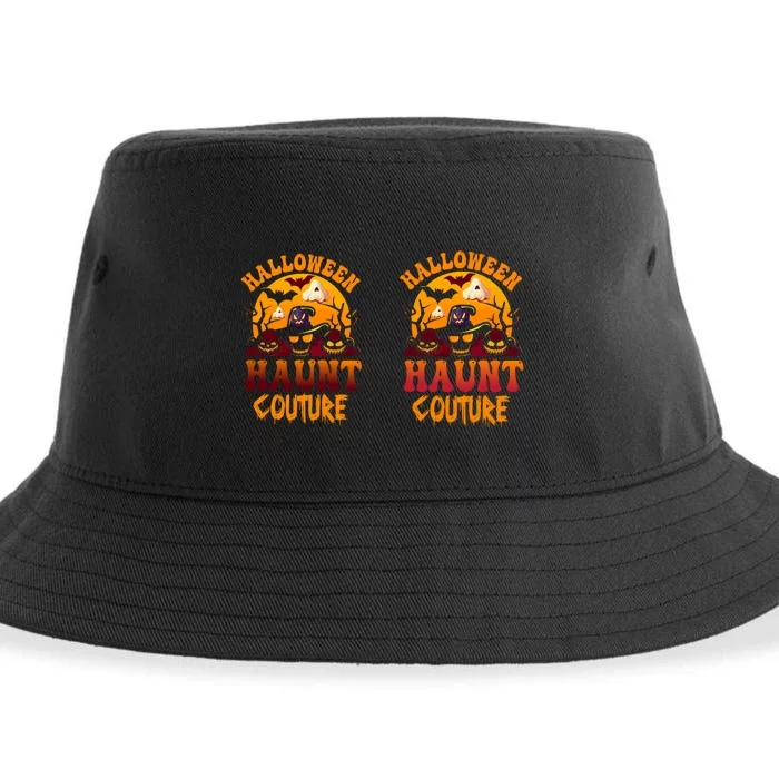 Halloween Haunt Couture Artwork Sustainable Bucket Hat