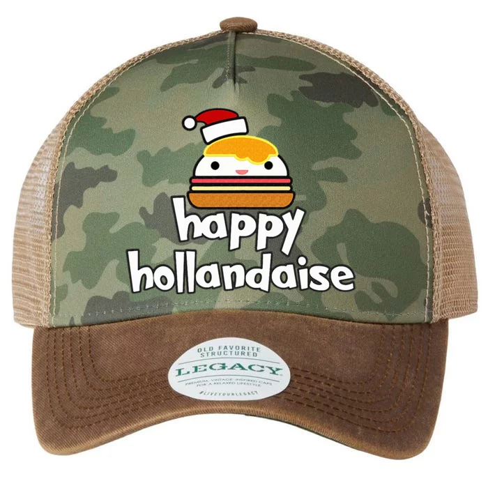 Happy Hollandaise Christmas Breakfast Eggs Benedict Legacy Tie Dye Trucker Hat