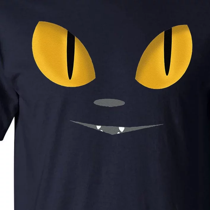 Happy Halloween Cat Eyes Spooky Scary Cat Face Tall T-Shirt