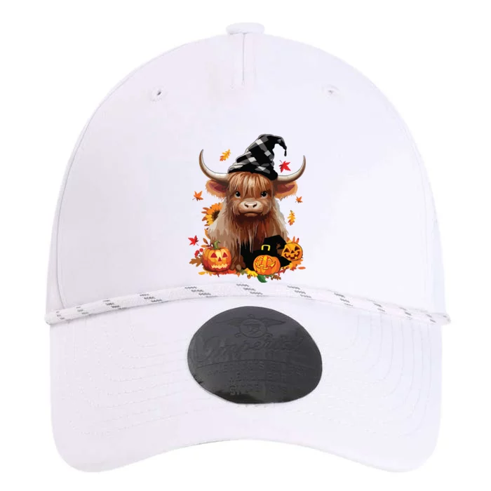 Halloween Highland Cow Witchy Cow Spooky Pumpkin Hello Fall Performance The Dyno Cap