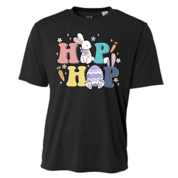 Hip Hop Cute Easter Bunny Cooling Performance Crew T-Shirt