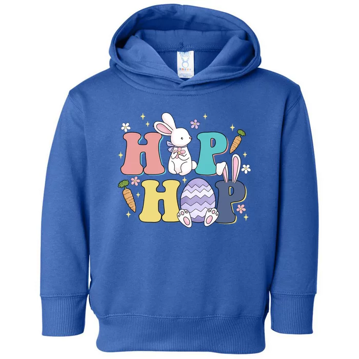 Hip Hop Cute Easter Bunny Toddler Hoodie