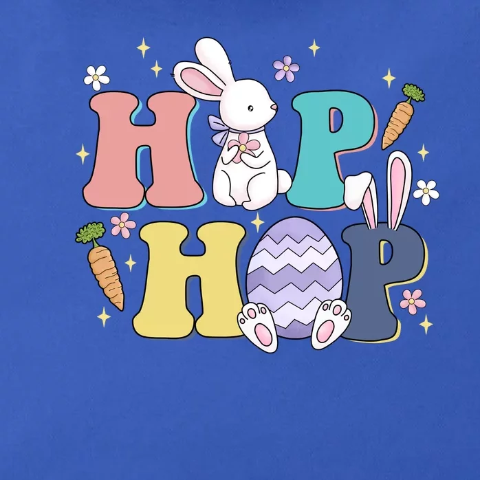 Hip Hop Cute Easter Bunny Zip Tote Bag