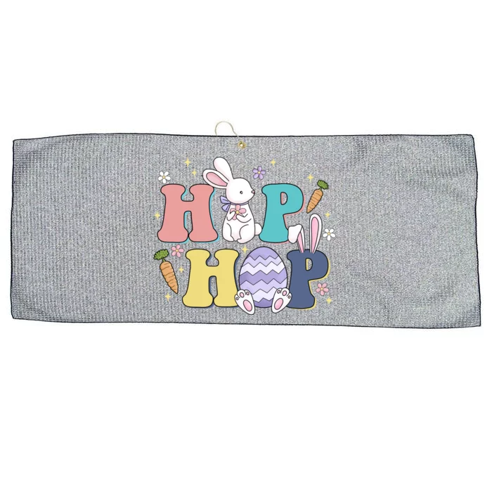 Hip Hop Cute Easter Bunny Large Microfiber Waffle Golf Towel