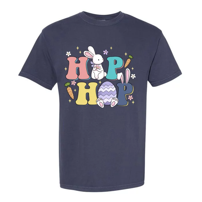 Hip Hop Cute Easter Bunny Garment-Dyed Heavyweight T-Shirt