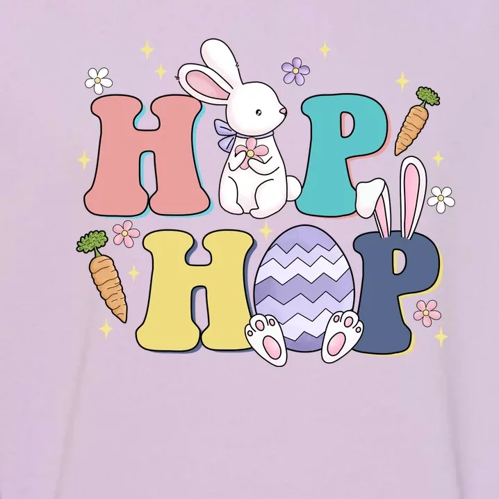 Hip Hop Cute Easter Bunny Garment-Dyed Sweatshirt