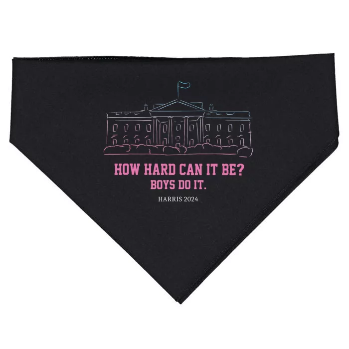 How Hard Can It Be Boy Do It USA-Made Doggie Bandana