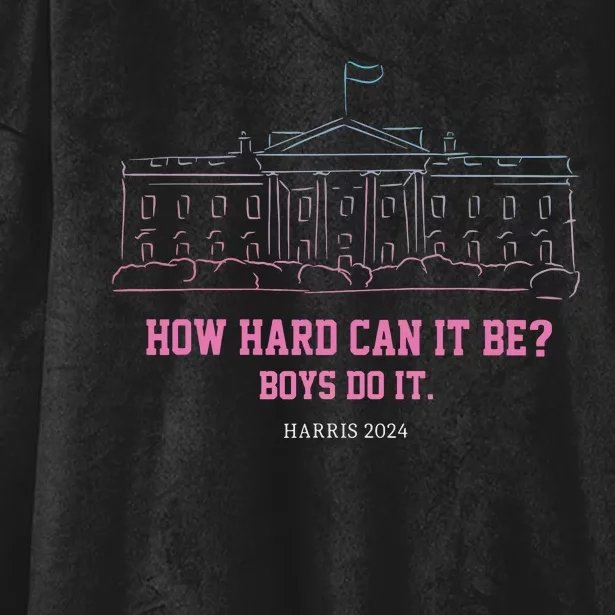 How Hard Can It Be Boy Do It Hooded Wearable Blanket