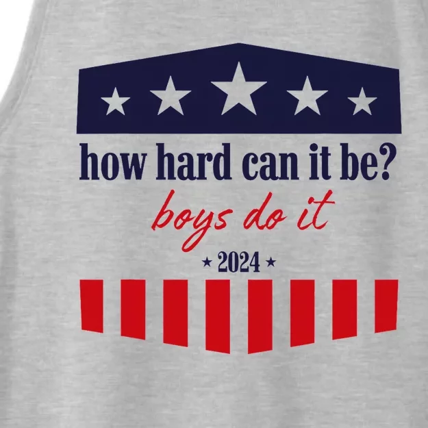 How Hard Can It Be Do It 2024 Ladies Tri-Blend Wicking Tank